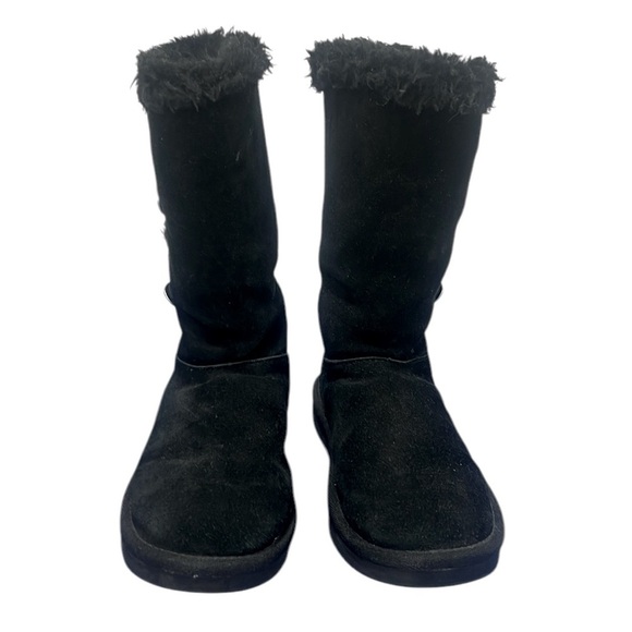 Koolaburra Other - KOOLABURRA by UGG girls black suede boots size 13